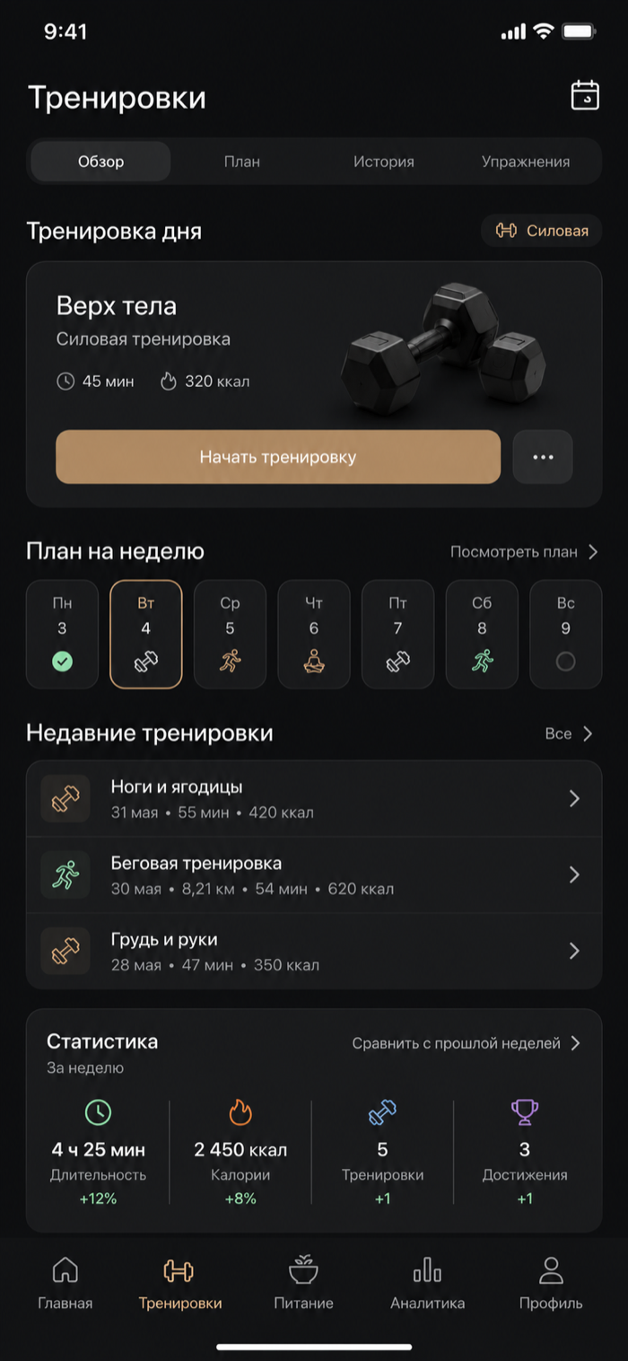 Тренировки как часть системы Halé